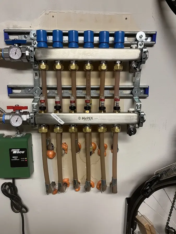 Plumber performing Leak Detection at a residential property in Bangor